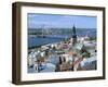 The View from St Peters Spire, Riga, Latvia-Peter Thompson-Framed Photographic Print