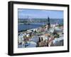 The View from St Peters Spire, Riga, Latvia-Peter Thompson-Framed Photographic Print