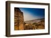 The View from the Main Courtyard of Mehrangarh Fort Towering over the Blue Rooftops in Jodhpur-Laura Grier-Framed Photographic Print