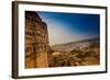 The View from the Main Courtyard of Mehrangarh Fort Towering over the Blue Rooftops in Jodhpur-Laura Grier-Framed Photographic Print