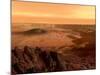 The View from the Rim of the Caldera of Olympus Mons on Mars-Stocktrek Images-Mounted Photographic Print