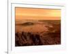 The View from the Rim of the Caldera of Olympus Mons on Mars-Stocktrek Images-Framed Photographic Print