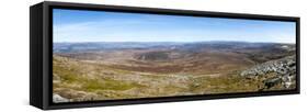 The View from the Top of Glen Tromie in the Cairngorms National Park, Scotland, United Kingdom-Alex Treadway-Framed Stretched Canvas