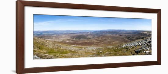 The View from the Top of Glen Tromie in the Cairngorms National Park, Scotland, United Kingdom-Alex Treadway-Framed Photographic Print