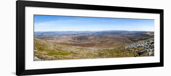 The View from the Top of Glen Tromie in the Cairngorms National Park, Scotland, United Kingdom-Alex Treadway-Framed Photographic Print