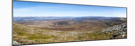The View from the Top of Glen Tromie in the Cairngorms National Park, Scotland, United Kingdom-Alex Treadway-Mounted Photographic Print