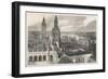 The View from the Victoria Tower of the Houses of Parliament, London-null-Framed Art Print