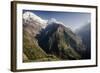 The View from Upper-Chomrong, around 2210M-Andrew Taylor-Framed Photographic Print