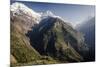 The View from Upper-Chomrong, around 2210M-Andrew Taylor-Mounted Photographic Print