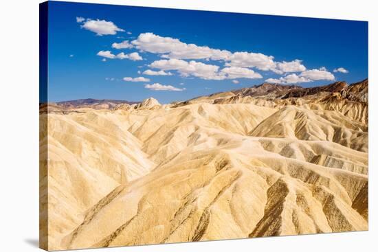 The View from Zabriskie Point in Death Valley National Park, California-Jordana Meilleur-Stretched Canvas