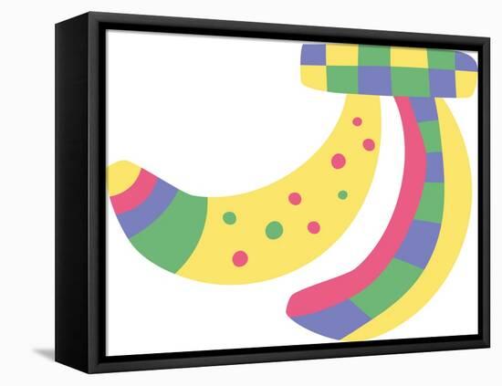 The View of Banana-eastnine-Framed Stretched Canvas