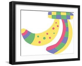 The View of Banana-eastnine-Framed Art Print