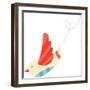 The View of Bird-eastnine-Framed Art Print