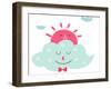 The View of Cloud-eastnine-Framed Art Print