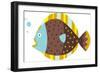 The View of Fish-eastnine-Framed Art Print