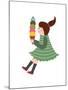 The View of Girl is Holding an Ice Cream-eastnine-Mounted Art Print