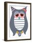 The View of Owl-eastnine-Framed Art Print