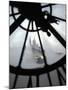 The View of Sacre Coeur Basilica from Clock in Cafe of Musee D'Orsay (Orsay Museum), Paris, France-Bruce Yuanyue Bi-Mounted Photographic Print