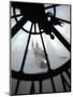 The View of Sacre Coeur Basilica from Clock in Cafe of Musee D'Orsay (Orsay Museum), Paris, France-Bruce Yuanyue Bi-Mounted Photographic Print