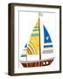 The View of Sailing Ship-eastnine-Framed Art Print