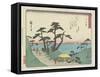 The View of Shiomi Hill in Shirosuga, 1837-1844-Utagawa Hiroshige-Framed Stretched Canvas