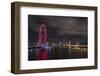 The view of the London Eye, River Thames and Big Ben from the Golden Jubilee Bridge, London, Englan-Paul Porter-Framed Photographic Print