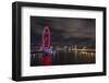 The view of the London Eye, River Thames and Big Ben from the Golden Jubilee Bridge, London, Englan-Paul Porter-Framed Photographic Print