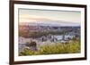 The View over the Rooftops of Rome from Gianicolo.-Julian Elliott-Framed Photographic Print