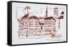 The view towards La Cite and Notre Dame de Paris, Paris, France-Richard Lawrence-Framed Stretched Canvas