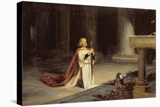 The Vigil, 1884-John Pettie-Stretched Canvas