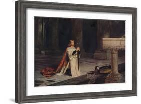 The Vigil, c1884, (1938)-John Pettie-Framed Giclee Print