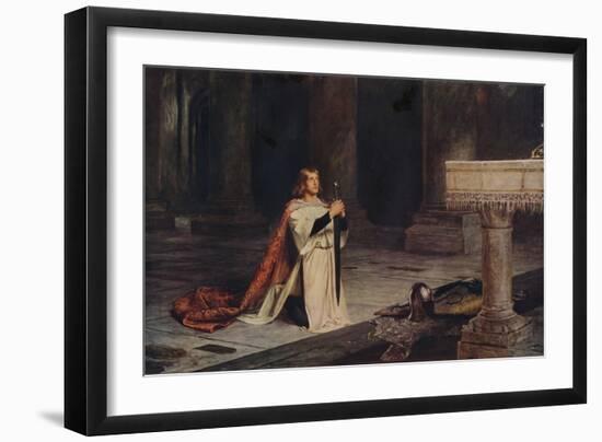 The Vigil, c1884, (1938)-John Pettie-Framed Giclee Print