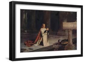 The Vigil, c1884, (1938)-John Pettie-Framed Giclee Print