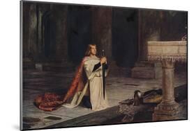 The Vigil, c1884, (1938)-John Pettie-Mounted Giclee Print