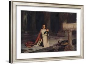 The Vigil, c1884, (1938)-John Pettie-Framed Giclee Print