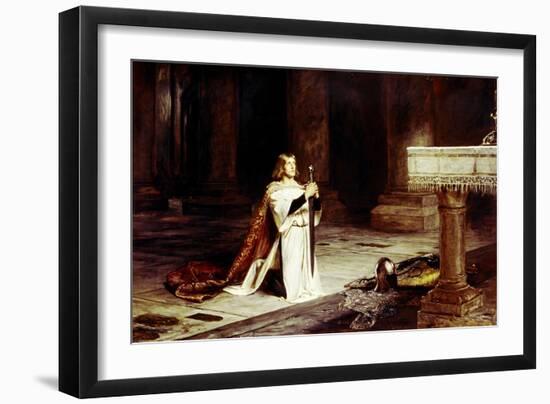 The Vigil-John Pettie-Framed Giclee Print