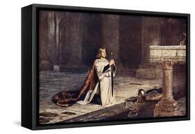 The Vigil-John Pettie-Framed Stretched Canvas