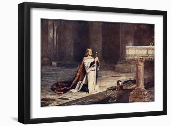 The Vigil-John Pettie-Framed Premium Giclee Print