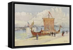 The Viking-null-Framed Stretched Canvas