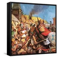 The Vikings: the Sea-Warriors-English School-Framed Stretched Canvas