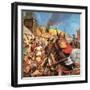 The Vikings: the Sea-Warriors-English School-Framed Giclee Print