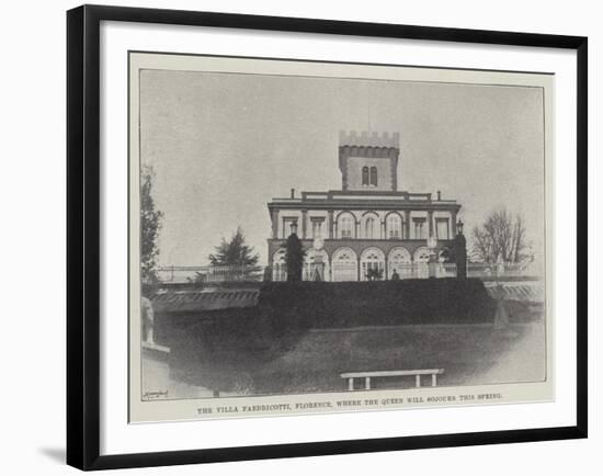 The Villa Fabbricotti, Florence, Where the Queen Will Sojourn This Spring-null-Framed Giclee Print