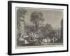 The Villa Fountain-William Leighton Leitch-Framed Giclee Print