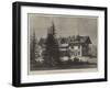 The Villa Hohenlohe, Baden-Baden, Occupied by the Queen-null-Framed Giclee Print