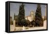 The Villa Malta, Rome, 1860S-Frederic Leighton-Framed Stretched Canvas