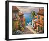 The Villa’s Private Dock-Sung Kim-Framed Art Print