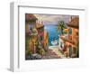 The Villa’s Private Dock-Sung Kim-Framed Art Print