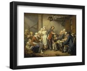 The Village Agreement-Jean Baptiste Greuze-Framed Giclee Print