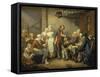 The Village Agreement-Jean Baptiste Greuze-Framed Stretched Canvas