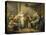 The Village Agreement-Jean Baptiste Greuze-Stretched Canvas